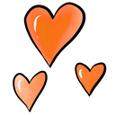 xxhearts_orange_donotsteal Discord emoji