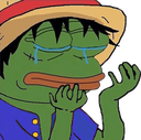 pepe_luffy_cry_GT Discord emoji