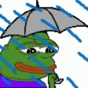 Pepe Rain Discord Emoji