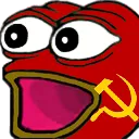 commie_poggers Discord Emoji