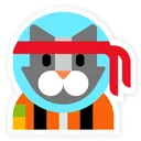 Ninja Cat Discord Emoji