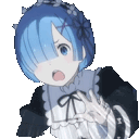 4549 Rem Shocked Discord Emoji