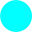 Cyan Circle Discord Emoji