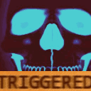 Triggered_Skull Discord emoji