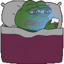 Pepe Phone In Bed Discord Emoji