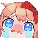 Sayori Cry Discord Emoji