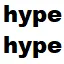 hype hype
