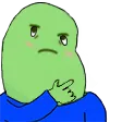 8753_bean_pepe_think Discord Emoji