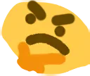 EmojiThinkingAngry Discord Emoji