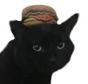 Burger Cat Discord Emoji