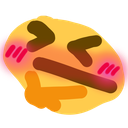 thonkblush Discord emoji