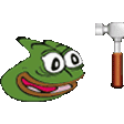 Pepe Hammer pepehammer Discord Emoji