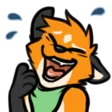 Flex Fox Laugh Discord Emoji