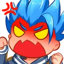 AngryBlue Discord Emoji