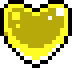 Fa Crystal Heart Yellow Discord Emoji