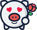 piggy_heart_eyes Discord emoji