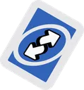 Uno Reverse Blue Discord Emoji