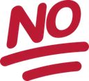 Red No Discord Emoji