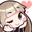 GirlLoveWink Discord emoji