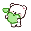 milkholdheartgreen