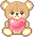 pixel_bear_heart Discord emoji