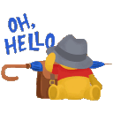 AnimatedPoohOhHello Discord Emoji