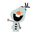 AnimatedOlafHi Discord Emoji