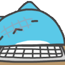 Blue Cat Keyboard Discord Emoji