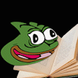 Pepega Reading Discord Emoji