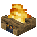 Campfire animated GIF emoji from Shulkercraft