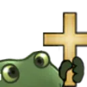 Froge Cross Discord Emoji