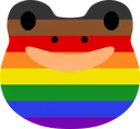 Pridefrog Discord Emoji
