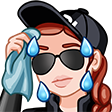 miwAshSweating Discord emoji