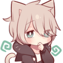 d_neko_think Discord emoji