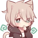 d_neko_think Discord Emoji