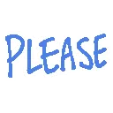 please