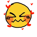 flustered
