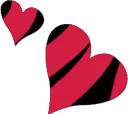 FashionOfDiscord_BlackNRedHearts Discord Emoji
