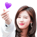 SanaFingerHeart Discord emoji