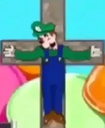 luigi_on_a_cross