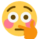 Flushedthinking Discord Emoji