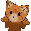 AE_RedPandaShrug Discord emoji