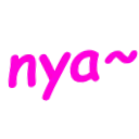 Nya nya Discord Emoji