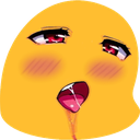 blobAhegao custom emote | ✧👻˳˚Friends Lounge🌙꒱꒱