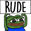 Pepe_Rude Discord emoji