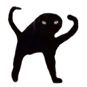 angryblackcat Discord Emoji