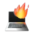 UDUlaptoponfire