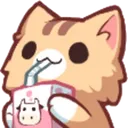 Cat Sip catsip Discord Emoji