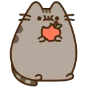 pusheen_apple