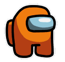 OrangeDancingCrewmate Discord Emoji